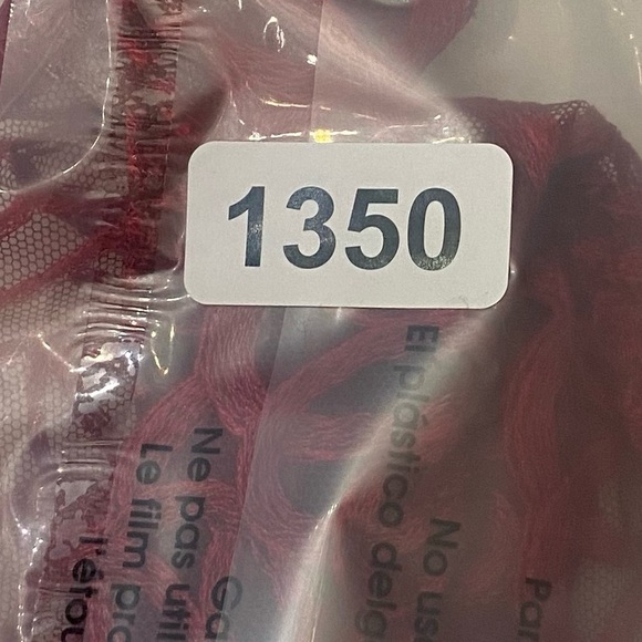 New! For love and lemons after dark red lace thong panty 1350 - Picture 7 of 9